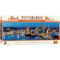Панорамен пъзел Master Pieces от 1000 части - Питсбърг, Пенсилвания
