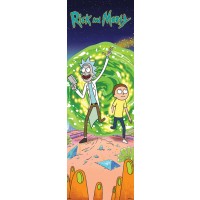 Плакат за врата Pyramid - Rick and Morty (Portal)