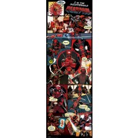 Плакат за врата Pyramid - Deadpool (Panels)