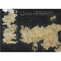 XL плакат Pyramid - Game of Thrones (Map of Westeros & Essos)