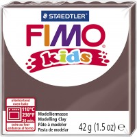 Полимерна глина Staedtler Fimo Kids - кафяв цвят