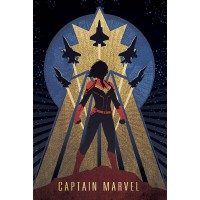 Макси плакат Pyramid Marvel: Captain Marvel - Key Art