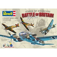 Сглобяем модел на военни самолети Revell - Gift Set, Battle of Britain (05711)