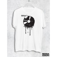 Тениска RockaCoca Vinyl, бяла, размер S