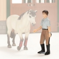 Фигурка Schleich от серията Аксесоари към Животни във фермата: Инструктор за езда