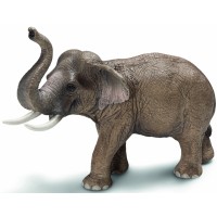 Фигурка Schleich от серията Дивия живот - Азия и Австралия: Индийски слон - мъжки