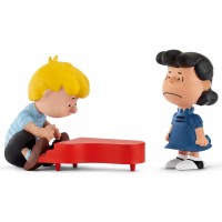 Фигурка Schleich от серията “Peanuts“: Комплект Фъстъчета - Луси и Шрьодер