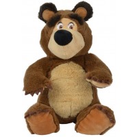 Плюшена играчка Simba Toys Маша и мечока -  Седящ мечок, 20 cm