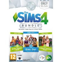 The Sims 4 Bundle Pack 5 - Dine Out, Movie Hangout Stuff, Romantic Garden Stuff (PC)