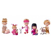 Кукла Маша и Мечока Simba Toys - Маша с домашен любимец – асортимент