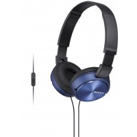 Слушалки с микрофон Sony MDR-ZX310AP - черни/сини