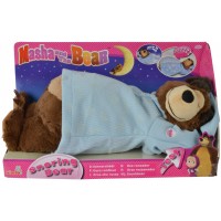 Плюшена играчка Simba Toys Маша и Мечока - Спящ мечок, 40 cm