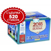 Стикери Panini FIFA World Cup Russia 2018 - кутия с 104 пакета - 520 бр. стикери