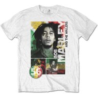 Тениска Rock Off Bob Marley - 56 Hope Road Rasta