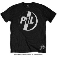 Тениска Rock Off Pil Public Image Ltd - White Logo
