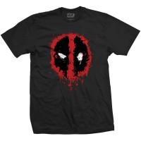 Тениска Rock Off Marvel Comics - Deadpool Splat Icon