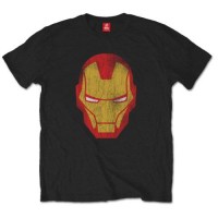 Тениска Rock Off Marvel Comics - Iron Man Distressed