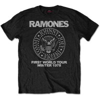 Тениска Rock Off Ramones - First World Tour 1978
