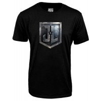 Тениска Justice League - Logo, черна