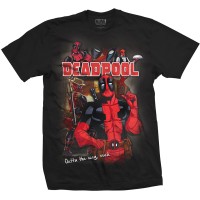 Тениска Marvel Comics: Deadpool Homage, черна