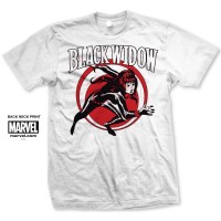 Тениска Rock Off Marvel Comics - Black Widow Simple