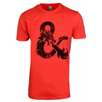 Тениска Rock Me Dungeons & Dragons - Ampersand, M (червена)