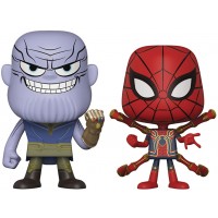 Фигури Funko Pop!: Marvel - Avengers: Infinity War - Thanos & Iron Spider (2 pack)