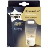 Комплект торбички за кърма Tommee Tippee - Closer to Nature, 350 ml, 36 броя