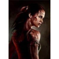 Метален постер Displate - Tomb Raider