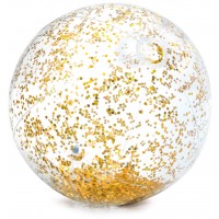 Надуваема топка Intex - Със златист брокат, Ø 71 cm