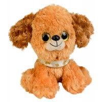 Плюшена играчка Morgenroth Plusch - Кафяво кученце, 20 cm