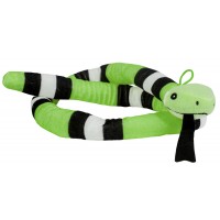 Плюшена играчка Morgenroth Plusch - Зелена змия, 120 cm