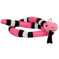 Плюшена играчка Morgenroth Plusch - Розова змия, 120 cm
