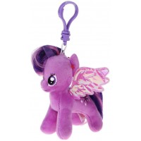 Ключодържател TY Toys My Little Pony - Плюшено пони Twilight Sparkle, 11 cm