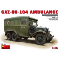 Военен сглобяем модел - Съветски военен автомобил GAZ-05-194 Линейка