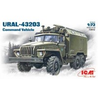 Военен сглобяем модел - Руски команден камион УРАЛ-43203 /URAL-43203/