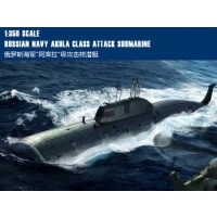 Военен сглобяем модел - Руска подводница ССН Акула (SSN Akula Class Attack Submarine)