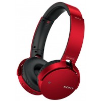 Слушалки Sony MDR-XB650BT - червени