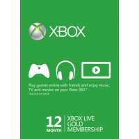 Xbox Live Gold Card (12 месеца)