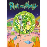 XL плакат Pyramid - Rick and Morty (Portal)