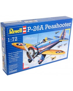 Сглобяем модел на военен самолет Revell - P-26A Peashooter (03990)