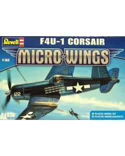 Сглобяем модел на военен самолет Revell Micro Wings - F4U-1 Corsair (04930)