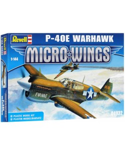 Сглобяем модел на военен самолет Revell Micro Wings - P-40E Warhawk (04932)