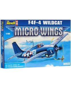 Сглобяем модел на военен самолет Revell Micro Wings - F4F-4 Wildcat (04933)