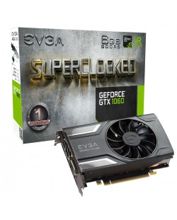 Видеокарта EVGA GeForce GTX 1060 SuperClocked Gaming (6GB GDDR5)