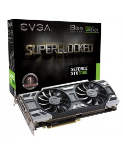 Видеокарта EVGA GeForce GTX 1080 SuperClocked Edition (8GB GDDR5X)