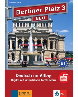 Berliner Platz Neu 3: Tafelbilder auf CD-ROM / Немски език - ниво В1: Интерактивни упражнения за дигитална дъска на CD-ROM