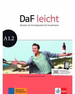 DaF Leicht A1.2 Kurs und Ubungsbuch+ DVD-ROM