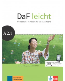 DaF Leicht A2.1 Kurs und Ubungsbuch+DVD-ROM