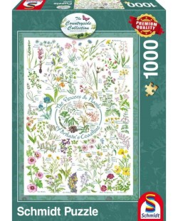 Пъзел Schmidt от 1000 части - Цветя и растения
